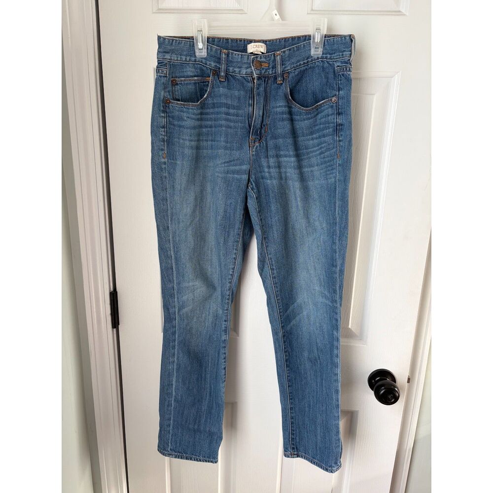 J. Crew Women's Classic Medium Wash Straight Leg Jeans Size 27
